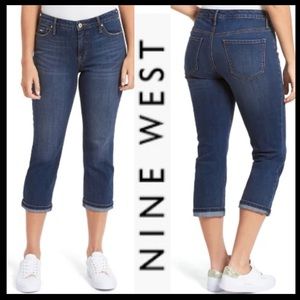 NWT Nine West Chrystie Capri Jeans